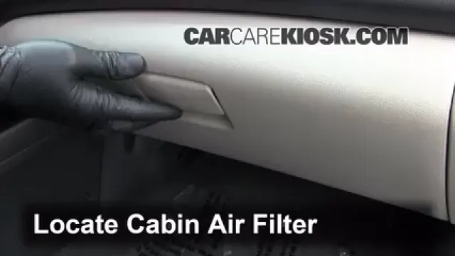 2010 Kia Forte EX 2.0L 4 Cyl. Sedan (4 Door) Filtre à air (intérieur) Changement
